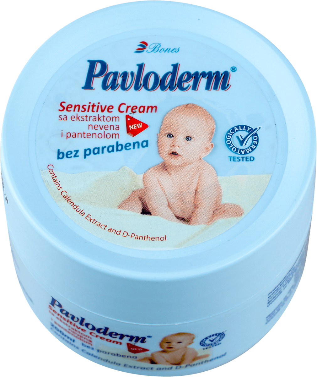 Pavloderm Sensitive krema za bebe, sa ekstraktom nevena i pantenolom ...