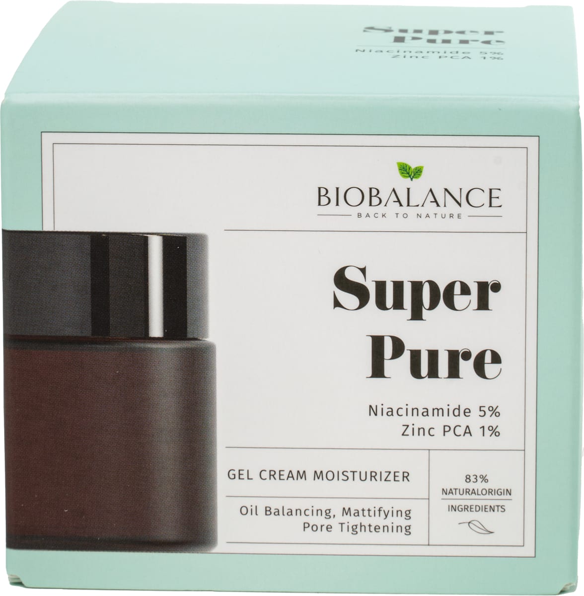 BIOBALANCE Cremă-gel purifiantă cu niacinamide, 50 ml | dm.ro