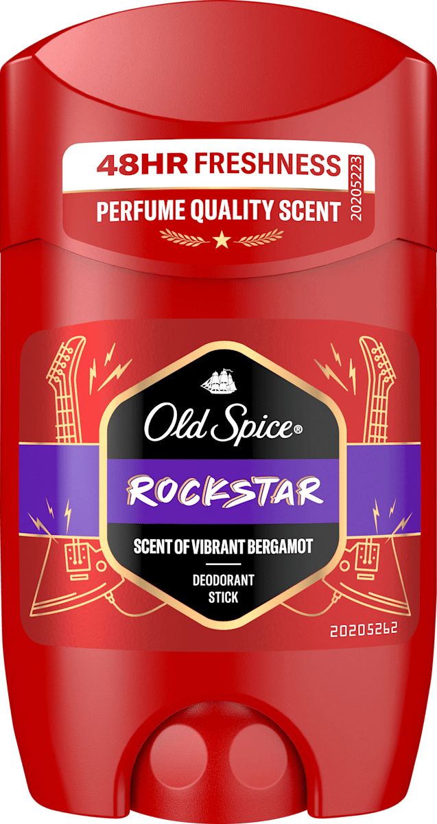 Old Spice Deostick Rockstar, Scent of Vibrant Bergamot, 50 ml dauerhaft günstig online kaufen