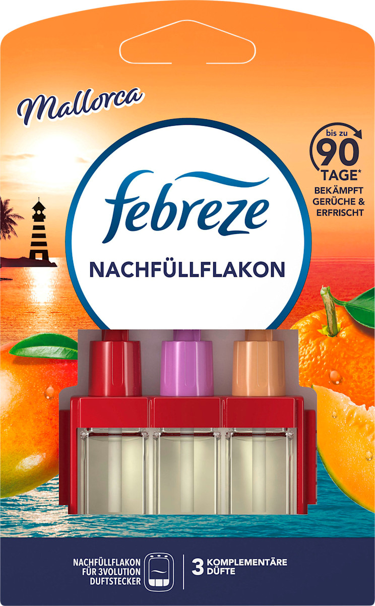 Febreze Duftstecker Nachfüllpack Mallorca 3Volution, 20 ml dauerhaft günstig online kaufen