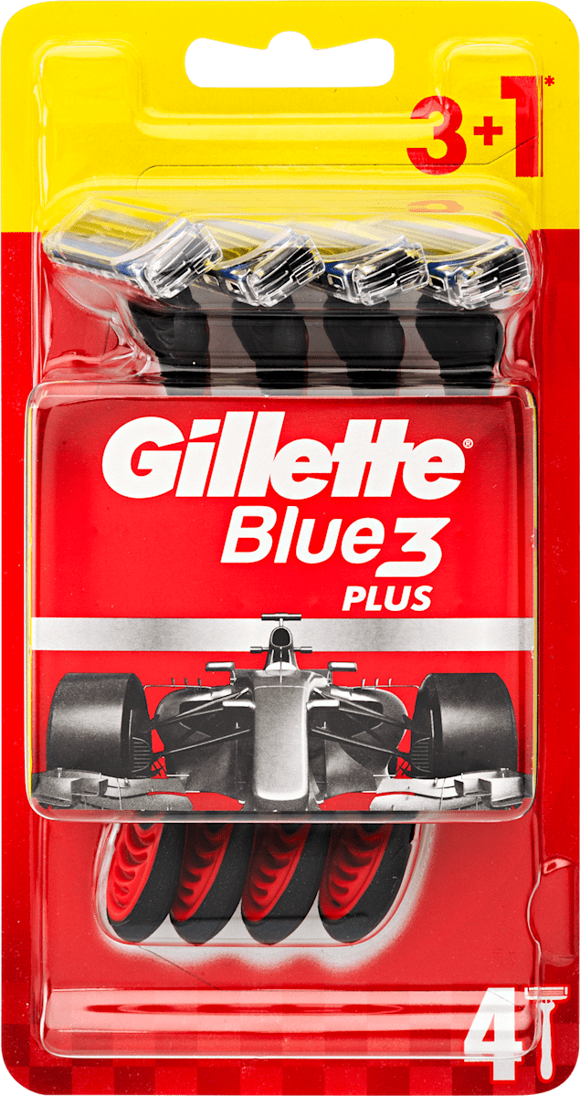 Gillette Blue3 Plus férfi eldobható borotva, 4 db | dm.hu
