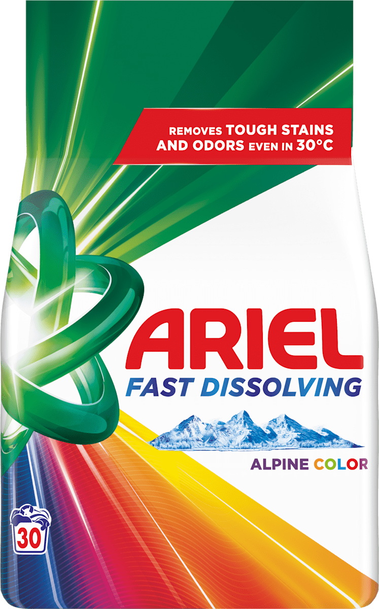 Ariel Prací prášok Alpine Color, 30 PD | mojadm.sk