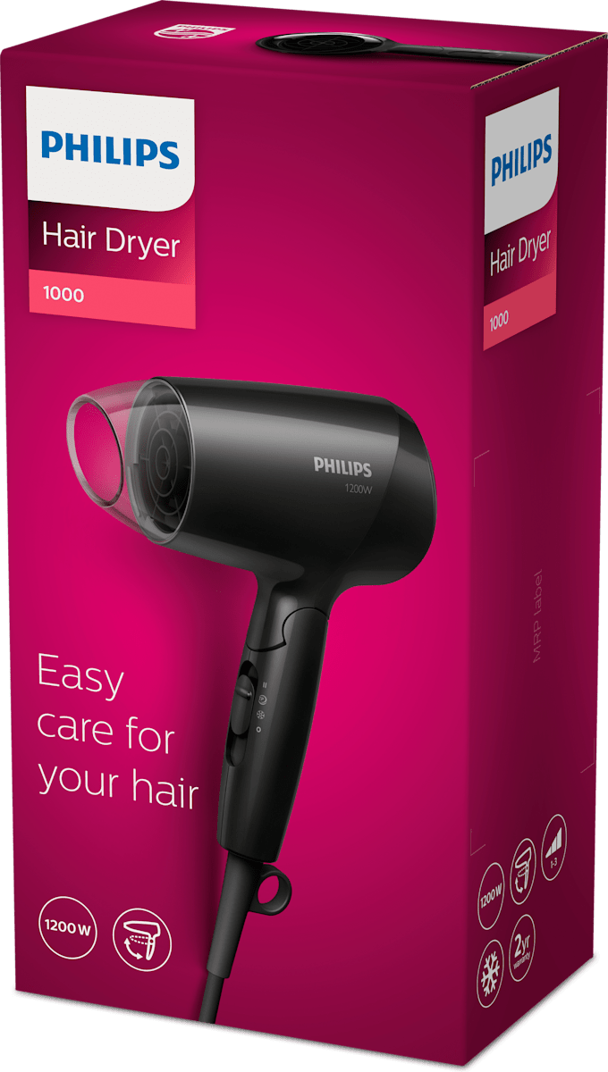 Hungary product data sample: Hajszárító Essential Care, 1 db