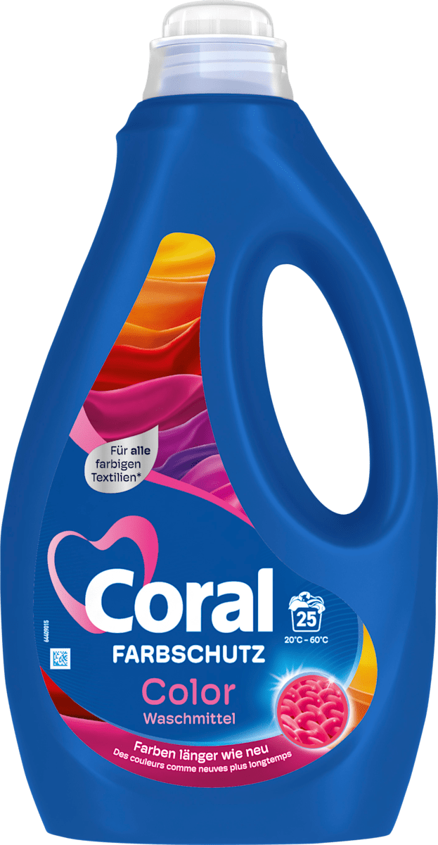 Coral Colorwaschmittel Flüssig Optimal Color, 25 Wl | dm.at