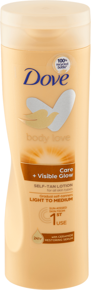 Czech Republic product data sample: body love samoopalovací tělové mléko Love Care & Visible Glow, 250 ml