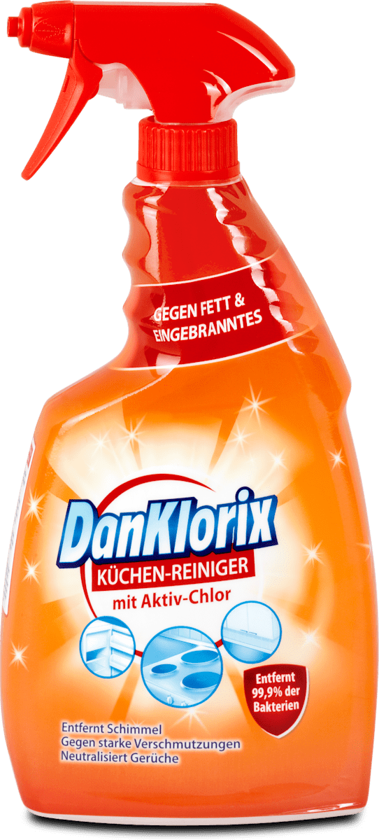 DanKlorix Küchenreiniger Aktiv-Chlor, 750 ml