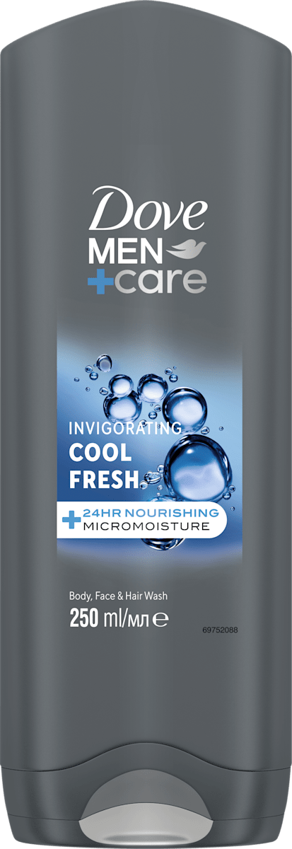 Dove MEN+CARE Docciashampoo uomo 3in1 Cool Fresh, 250 ml | dm Italia