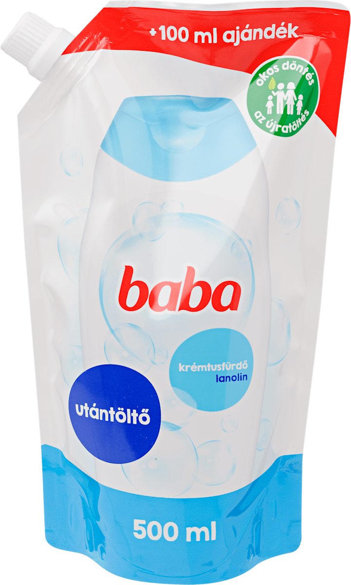 baba Tusfürdő utántöltő lanolin, 500 ml | dm.hu