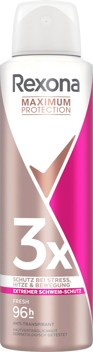 Rexona Maximum Protection Anti-Transpirant Spray – 48h Schutz Gegen Schwitzen & Geruch, 150 Ml, 6er Pack
