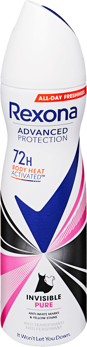 Rexona Deo spray Advanced Protection Invisible Pure, 150 ml | dm.hu