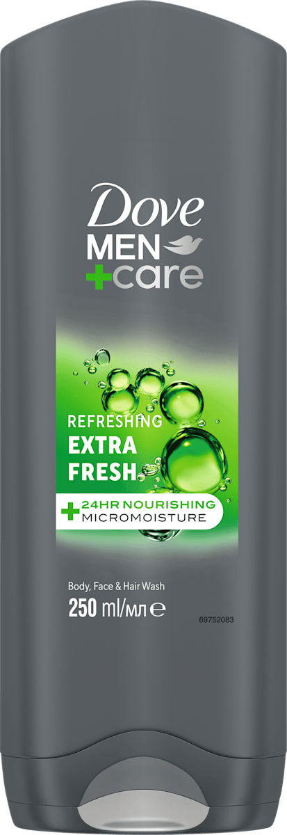 Dove MEN+CARE Docciashampoo uomo 3in1 Extra Fresh, 250 ml | dm Italia