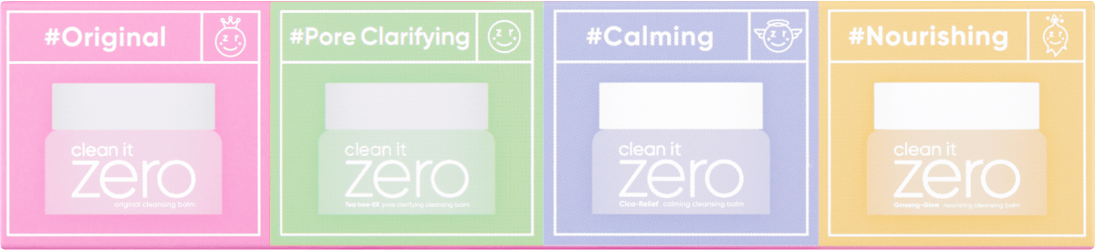 BANILA CO clean it zero 4種類セット BANILA CO Kit 4 balsami viso Clean it zero, 28 ml | dm Italia