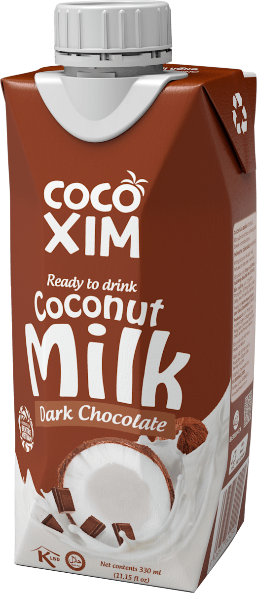 COCOXIM Lapte de cocos cu ciocolată, 330 ml | dm.ro