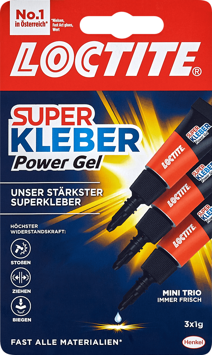 LOCTITE Sekundenkleber Super Power Gel, 3 g