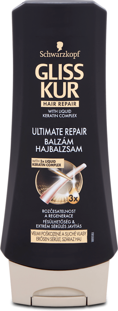 Schwarzkopf Gliss Pflegendes Balsam-Öl 200ml – Mit Marulaöl Für Geschmeidiges, Glänzendes Haar