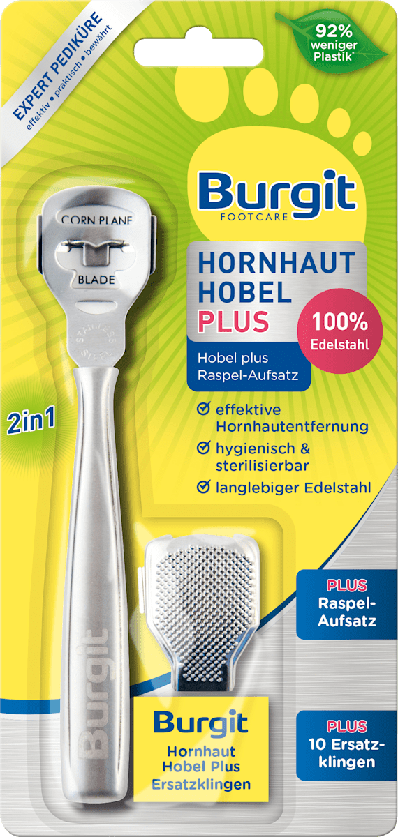 Burgit Hornhautentferner Raspel Plus, 1 St | dm.at