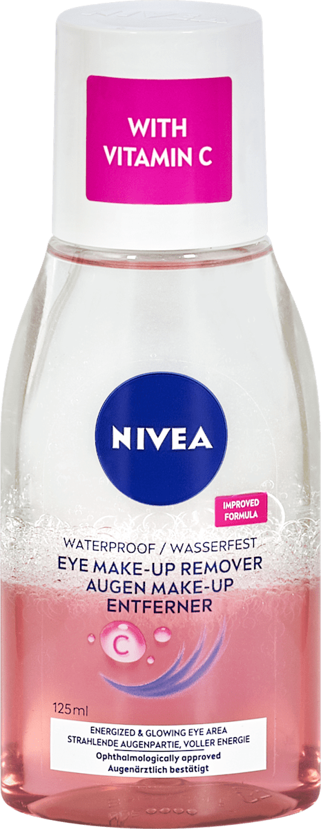 Nivea Augenschonender Make-up-Entferner, 125 Ml – Sanfte Reinigung Für Empfindliche Augenpartien