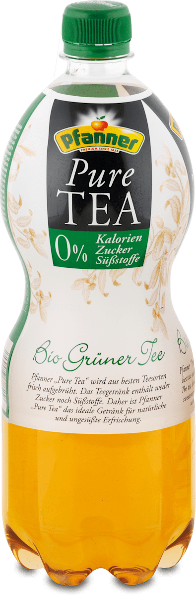 Pfanner Pure Tea BIO nápoj zelený čaj, 1 000 ml | dm.cz