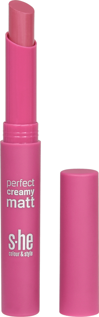 Manhatten Perfect Creamy & Care Lippenstift, Farbe 25F, 4 G – Pflegende Farbe Mit Glanz