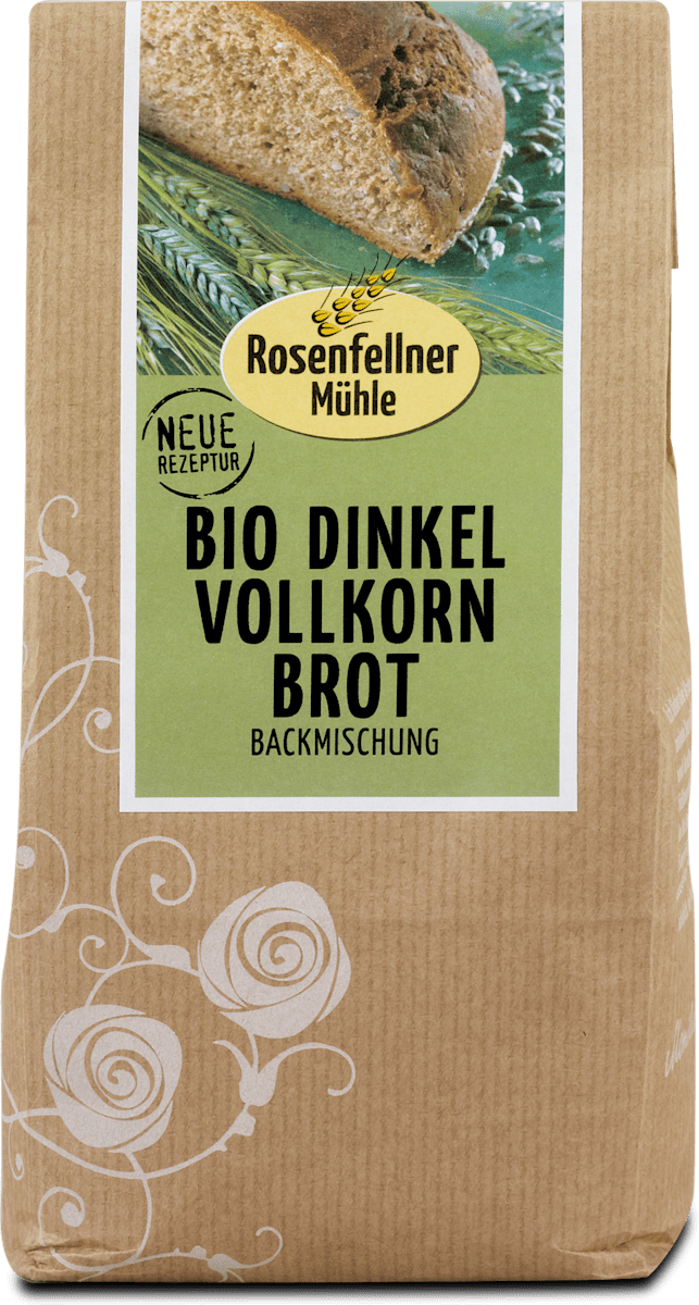 Rosenfellner Mühle Backmischung Bio Dinkelvollkornbrot, 500 g | dm.at