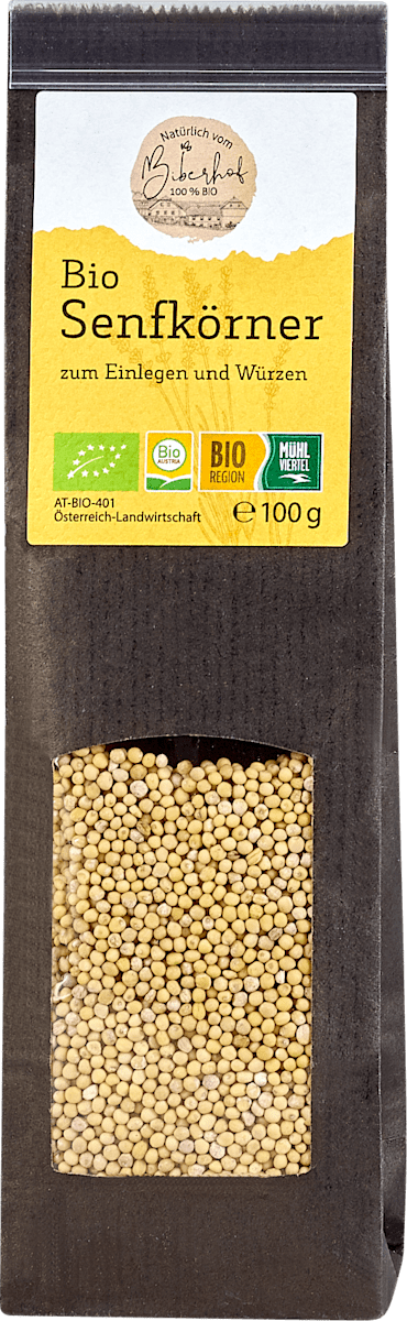 Biberhof Senfkörner Bio, 100 g