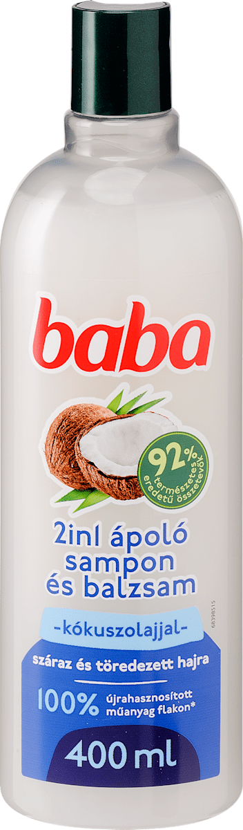 baba Sampon kókuszos száraz hajra, 400 ml | dm.hu