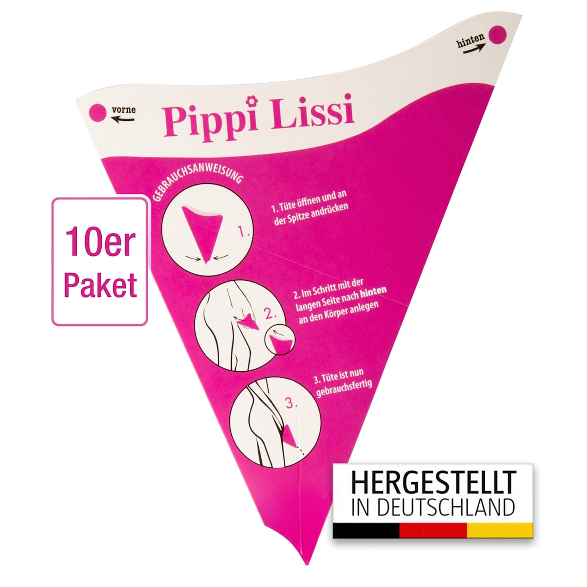Minimus Urintrichter Pippi Lissi Einweg, 10 St dauerhaft günstig online kaufen