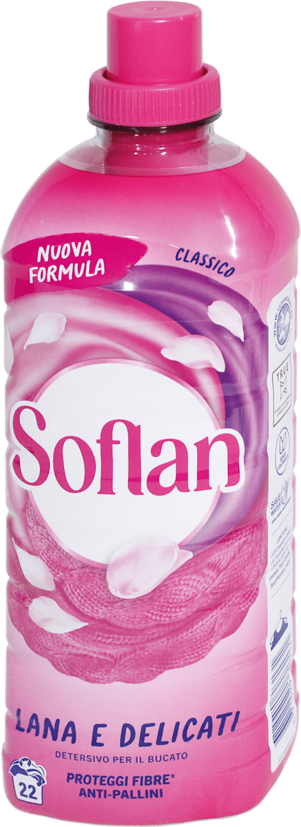 Soflan Detersivo classico per lana e delicati, 900 ml | dm Italia