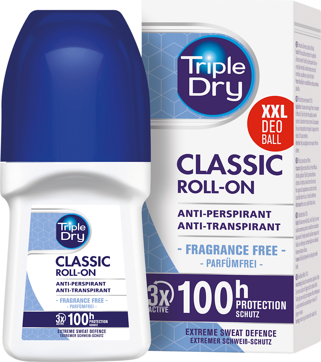 Triple Dry Antitranspirant Deo Roll-on Classic, 50 ml dauerhaft günstig online kaufen