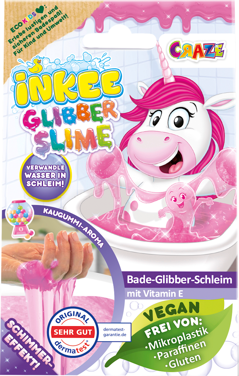 CRAZE Kinder Badezusatz Bade-Glibber-Schleim, 100 g dauerhaft günstig ...