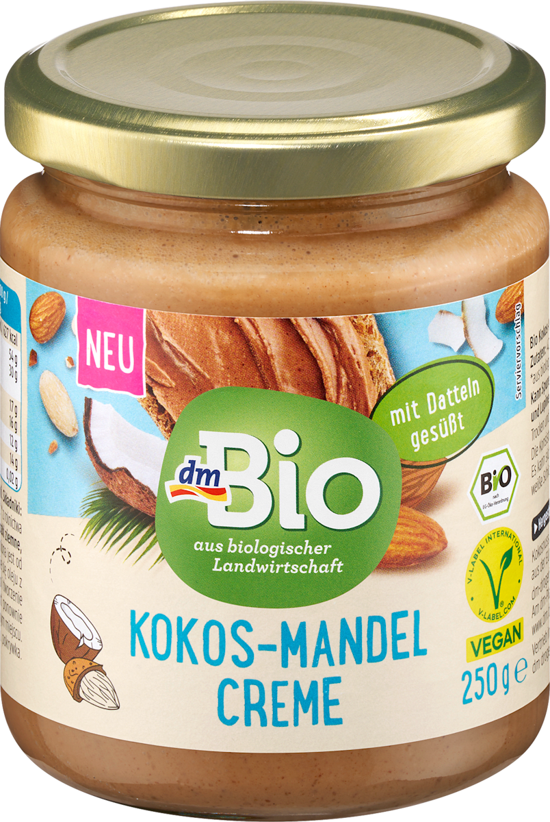 dmBio Brotaufstrich Kokos-Mandel Creme, 250 g | dm.at