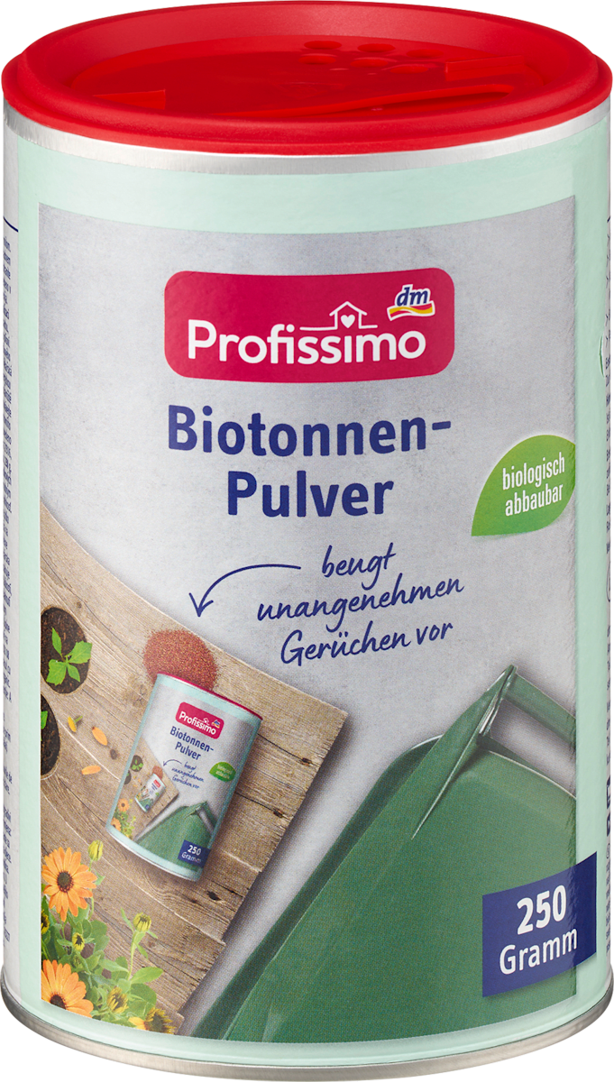 Profissimo prášek na neutralizaci zápachu bioodpadu, 250 g | dm.cz