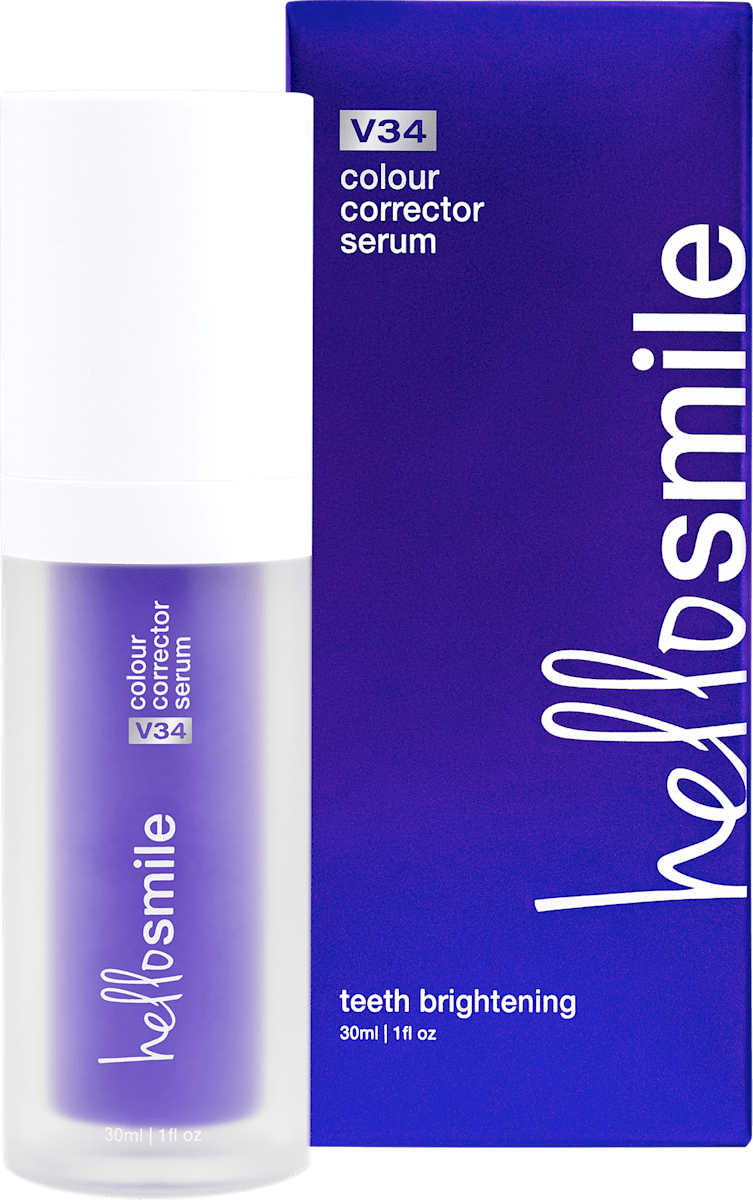 helloSMILE V34 Colour Corrector serum za izbjeljivanje zubi, 30 ml | dm.hr