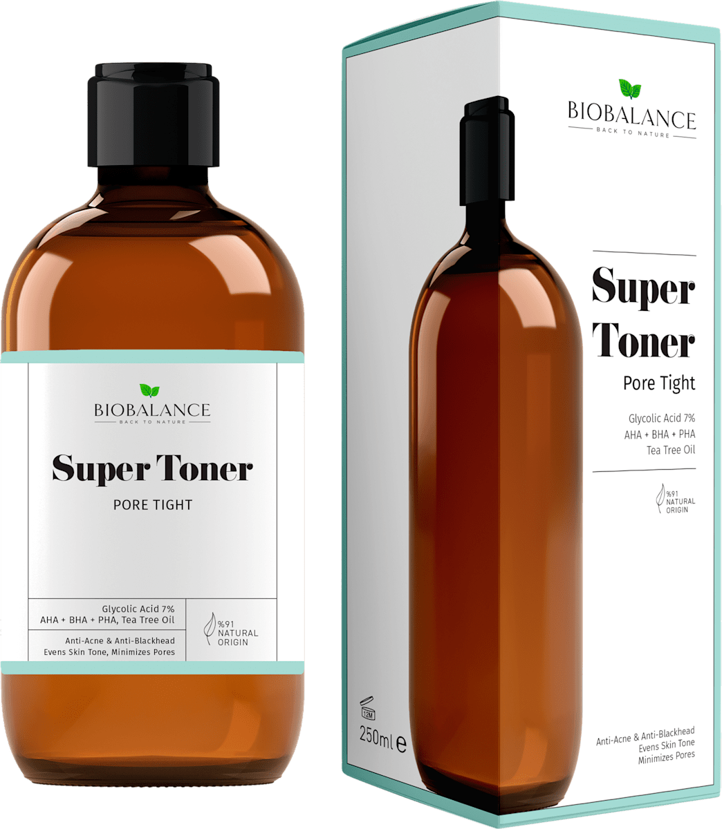 BIOBALANCE Arctonik Super Toner teafa olajjal, pórusösszehúzó, 250 ml ...