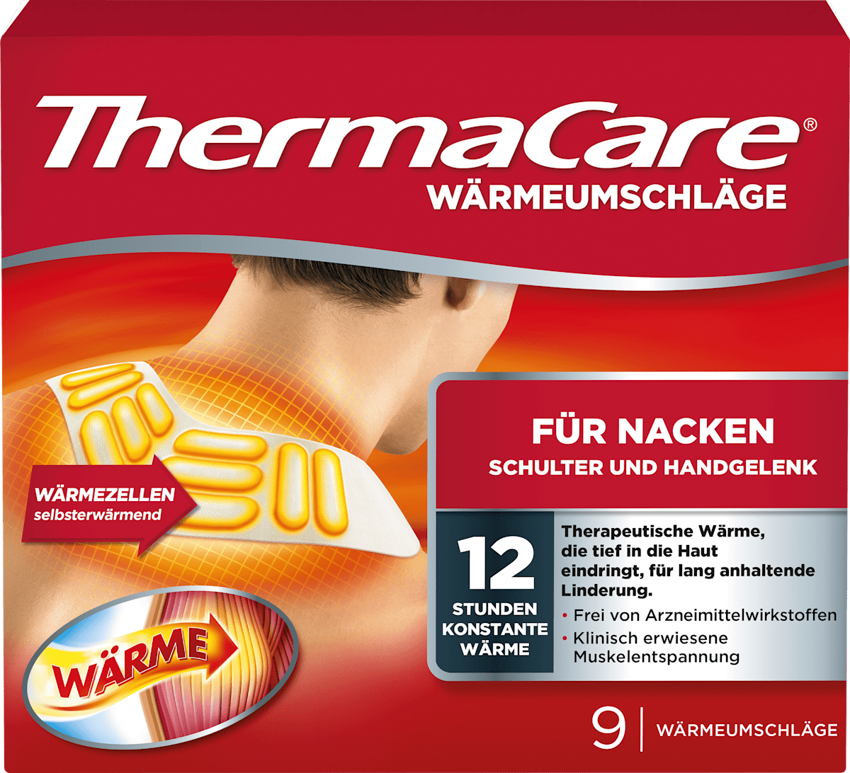 Thermacare Wärmeumschläge für Nacken, Schulter und Handgelenk, 9 St