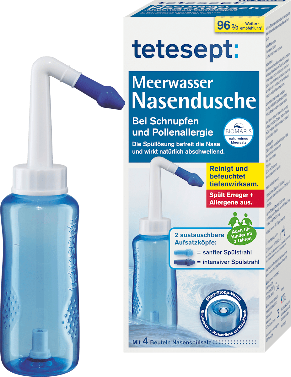 tetesept Nasendusche Meerwasser, 1 St dauerhaft günstig online kaufen | dm.de