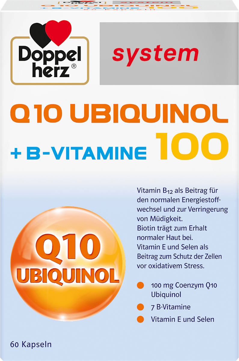 Doppelherz Doppelherz system Coenzym Q10 Ubiquinol Kapseln 60 St, 30,9 ...