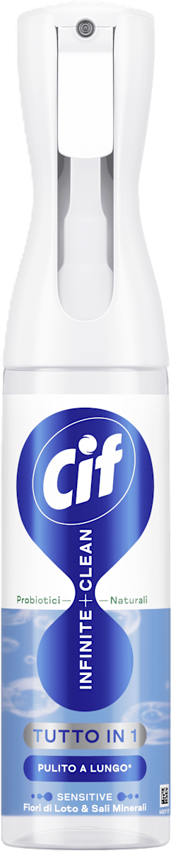 Cif Infinite + Clean Sensitive Nachfüllpackung 3x590ml - Probiotischer Allesreiniger Mit Lotusblüten-Duft