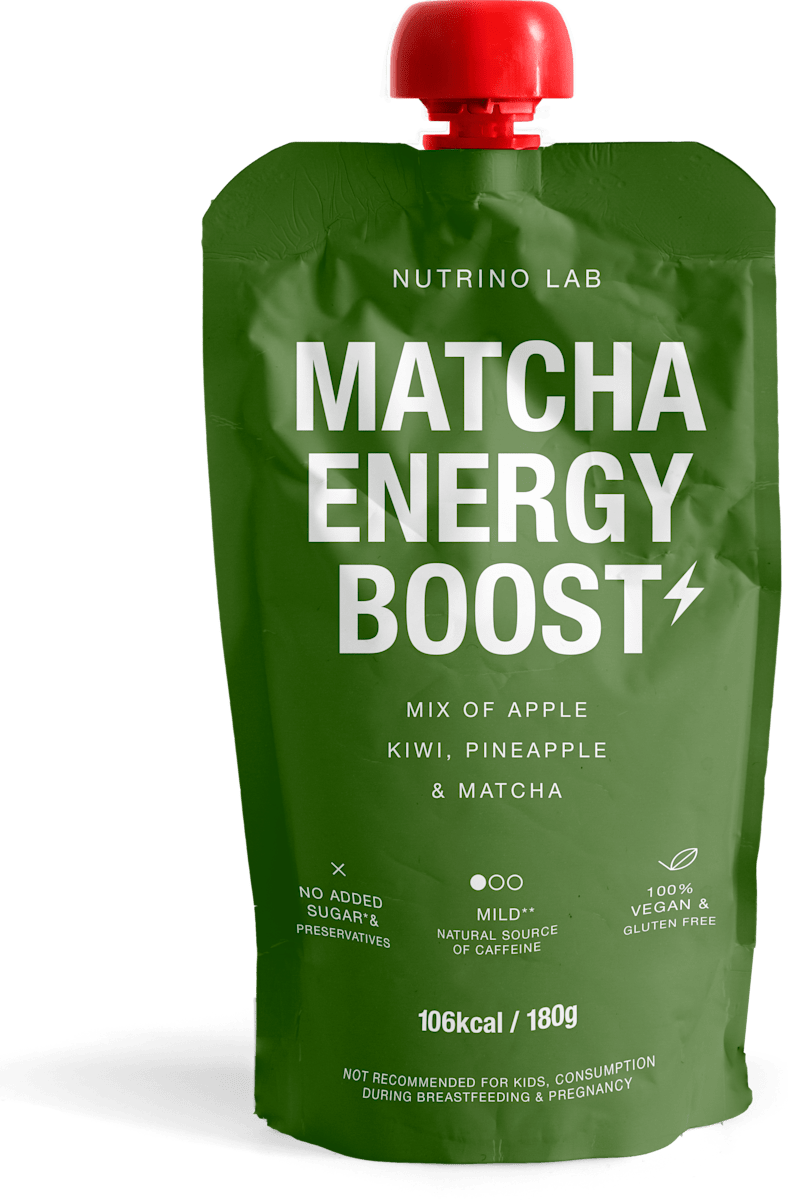 Nutrino Lab ENERGY BOOST MIX of piure mar, kiwi,ananas, matcha, 180 g ...