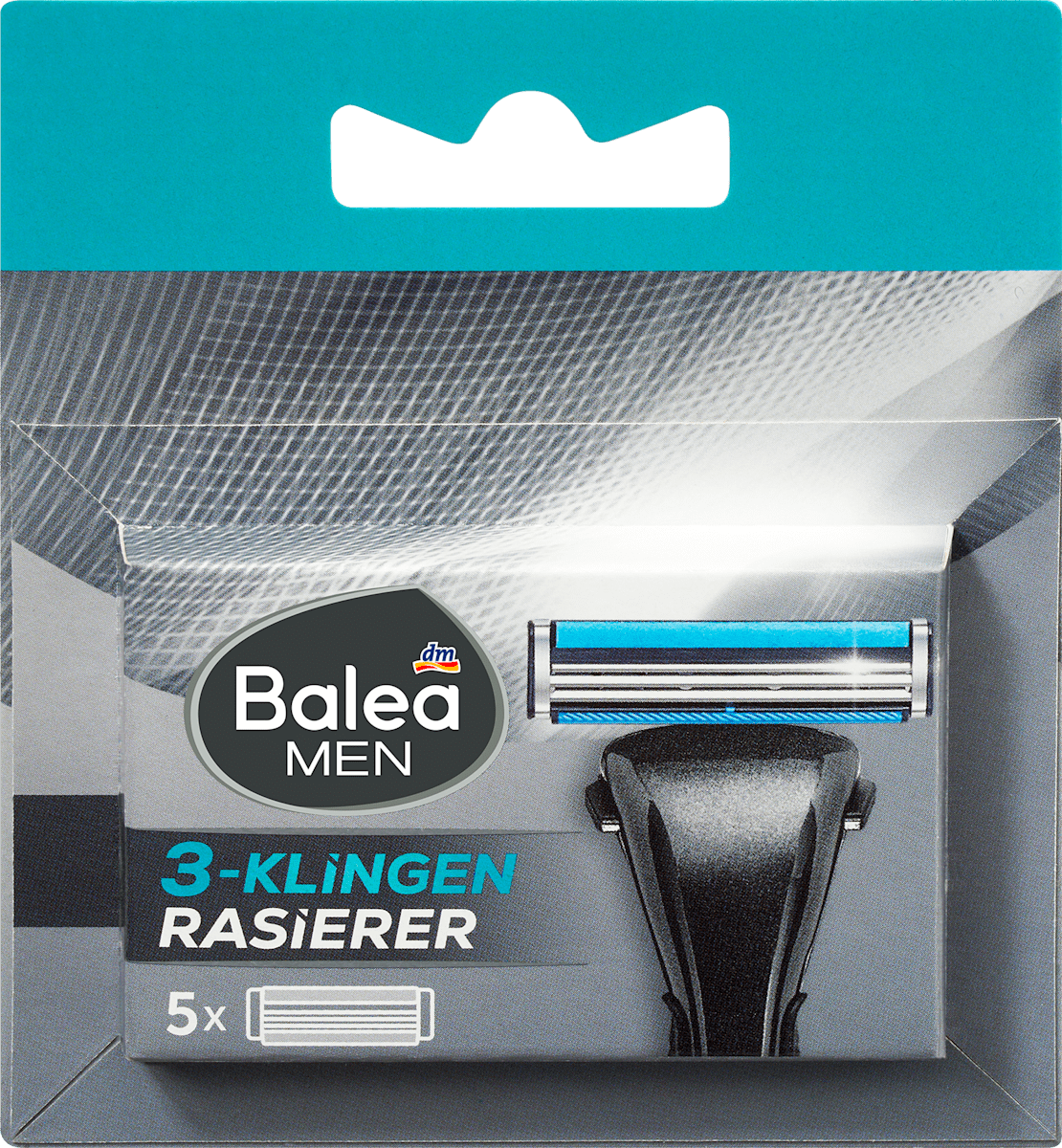 Balea MEN Moške nadomestne britvice s 3 rezili, 5 kos | dm.si