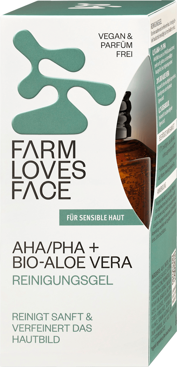 Farm Loves Face Reinigungsgel AHA/PHA + Bio-Aloe Vera, 120 ml dauerhaft  gnstig online kaufen | dm.de