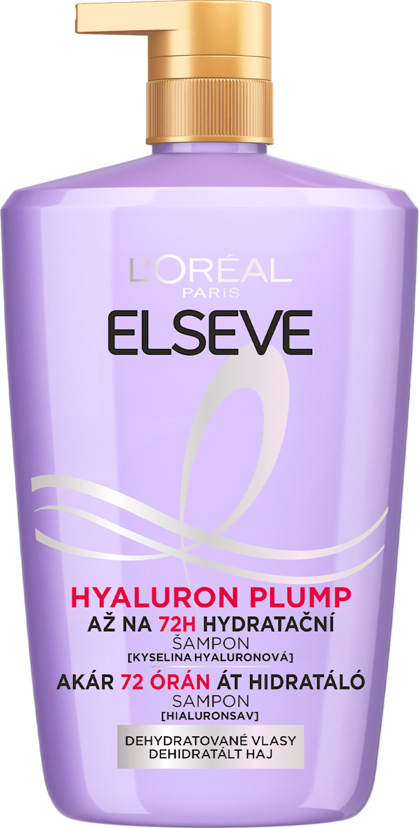 L'ORÉAL PARiS ELSEVE šampon na vlasy Hyaluron Plump, 1 l | dm.cz