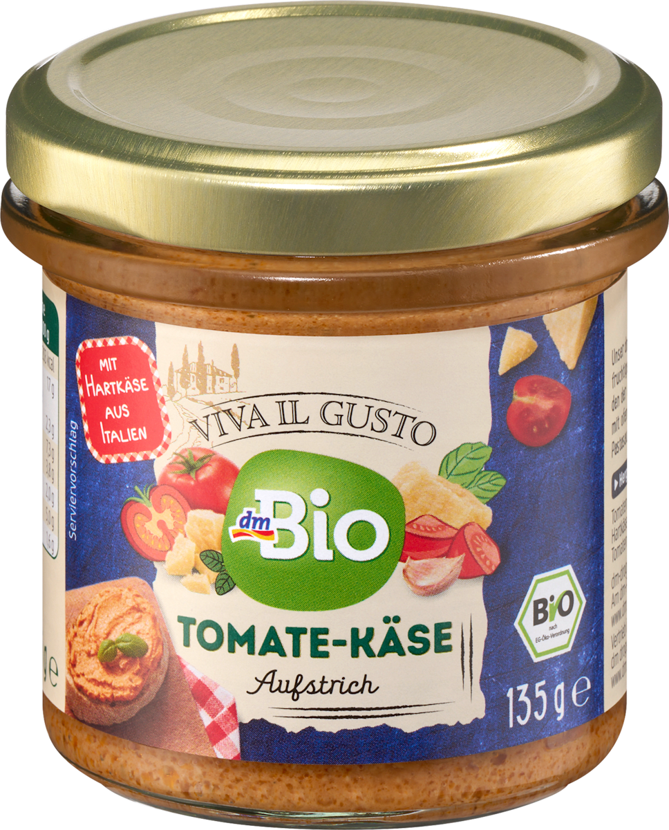 dmBio Brotaufstrich Tomate Käse 135 g dauerhaft günstig online kaufen