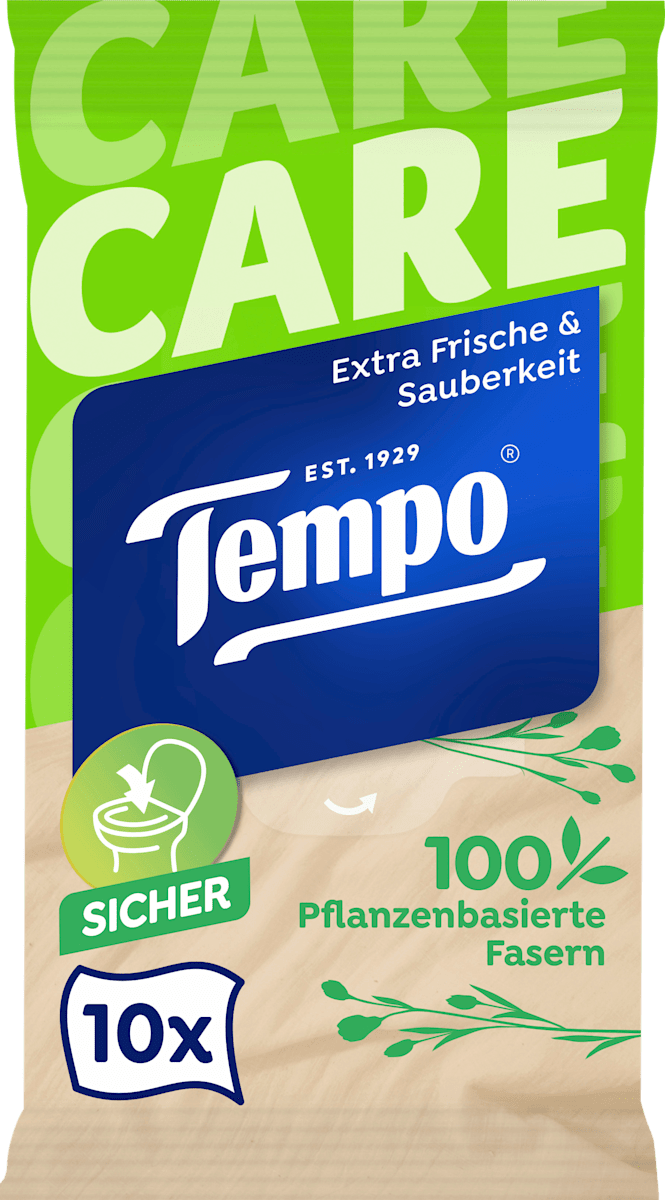 Hygiene: Tempo 10 natural (do not litter!)