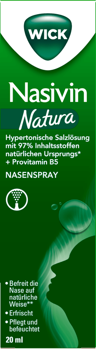 WICK Wick Nasivin Natura Nasenspray, 20 ml dauerhaft gnstig online kaufen  | dm-med