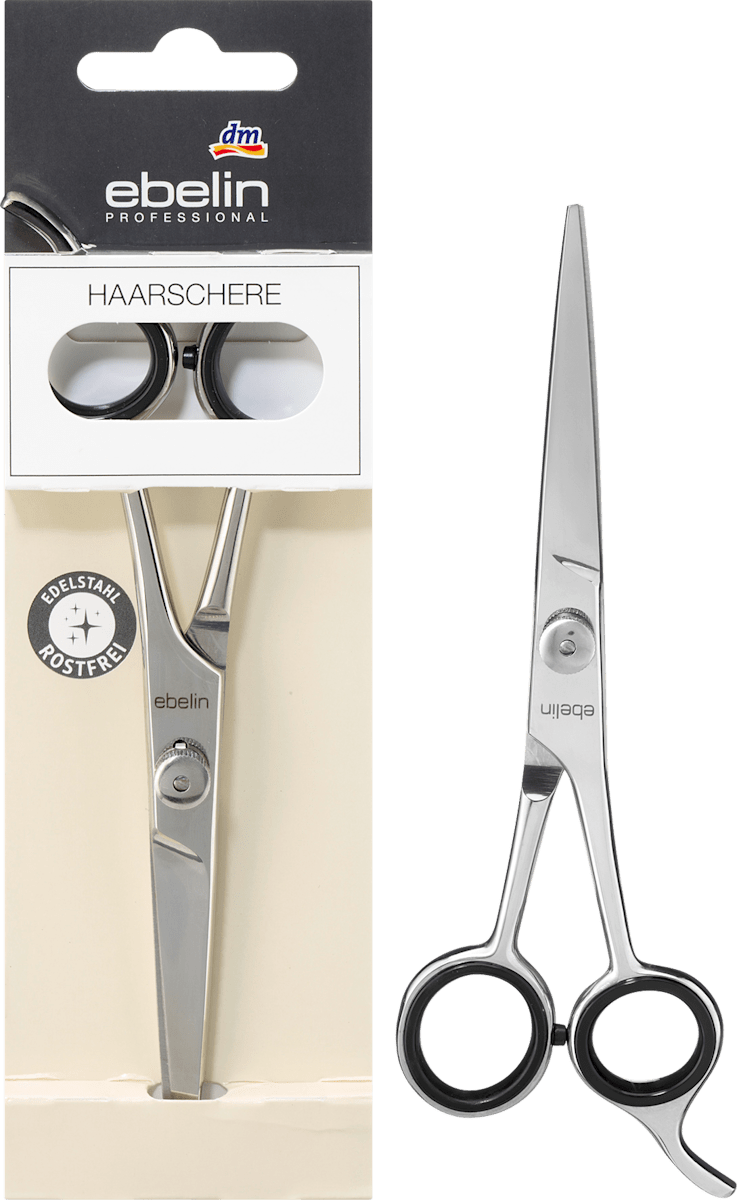 AXEMOORE Professionelle Haarschere Aus Edelstahl – 15,2 Cm, Ergonomisch, Mit Ledertasche