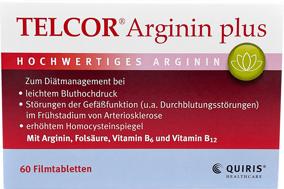 TELCOR TELCOR Arginin plus Tabletten 60 St, 55 g dauerhaft günstig ...