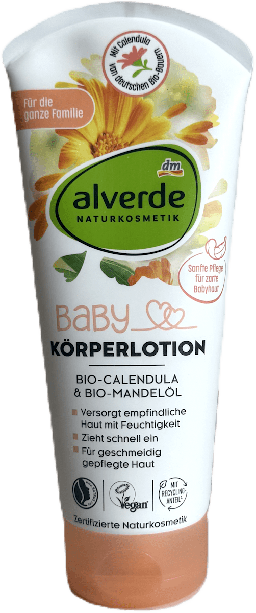 alverde BABY baby losion za tijelo 200 ml dm hr