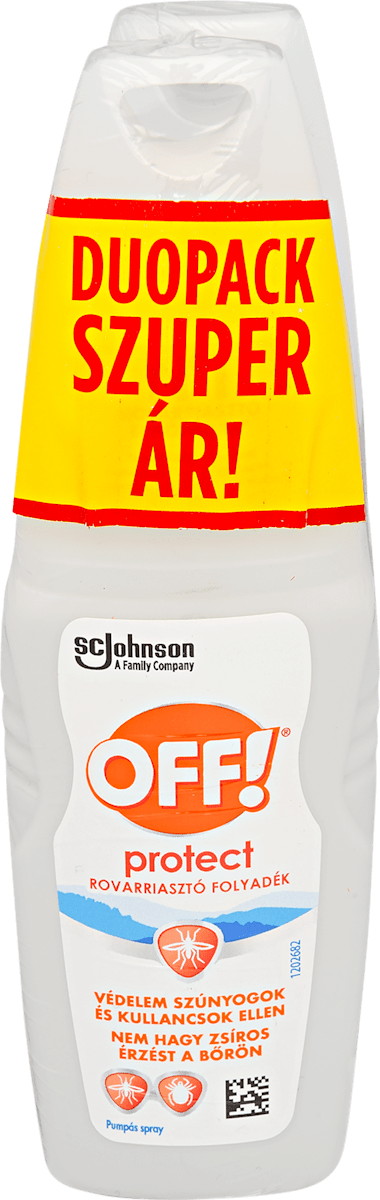 OFF! Protect rovarriasztó pumpás spray duopack, 200 ml | dm.hu