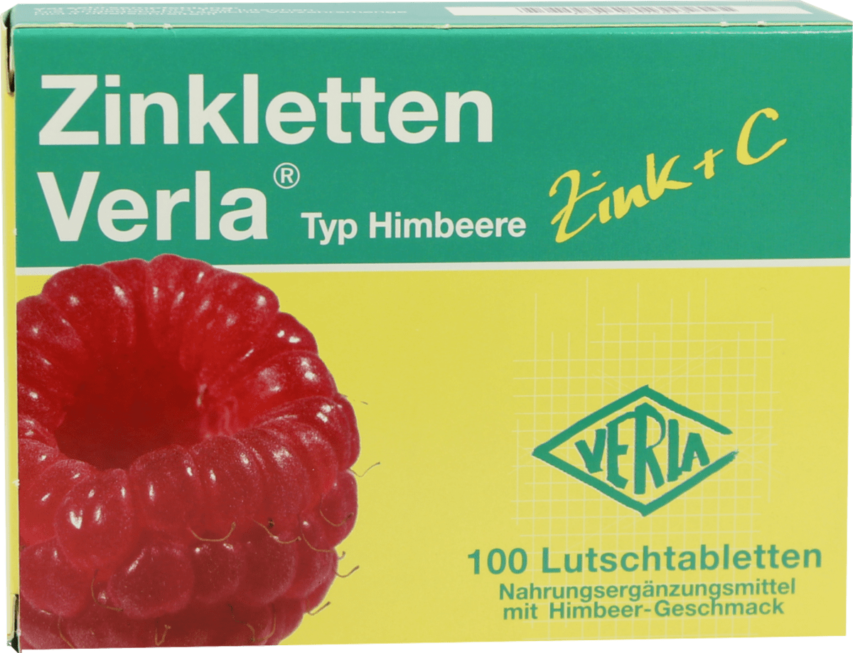 Zinkletten Verla Zinkletten Verla Typ Himbeere Tabletten 100 St, 50 g ...
